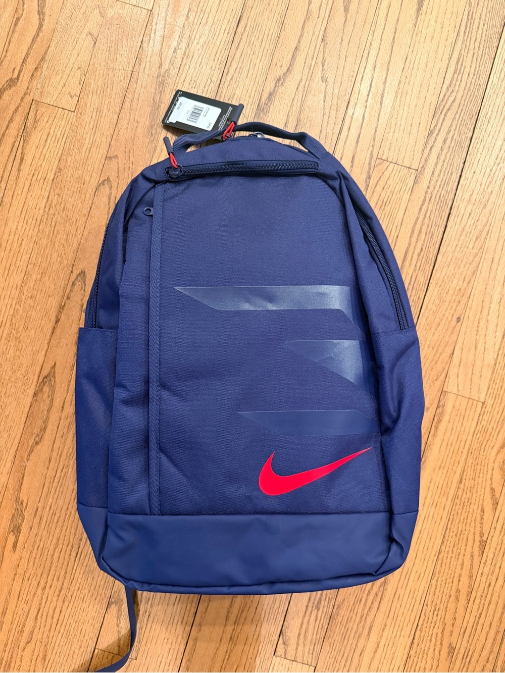 Nike Navy Backpack with Red Swoosh NWT